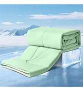Elegear Cooling Comforter Queen Absorbs Body Heat to Keep Cool, Cooling Blanket for Hot Sleepers ...