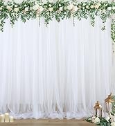 sheer backdrop curtains