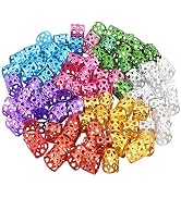 Tbestmax 200 pcs Dreadlocks Beads, Hair Braid Rings/Clips, Hair Cuffs Decoration/Accessories Colo...