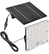 LUMLLSAJI Solar Flood Lights Outdoor, Motion Sensor Lights LED 8500K Cool White Waterproof Dusk t...