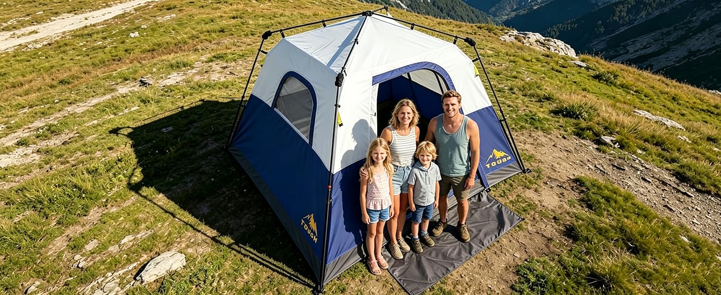 double wall tent top view waterproof no mesh