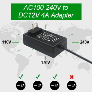 12V 4A Power Adapter