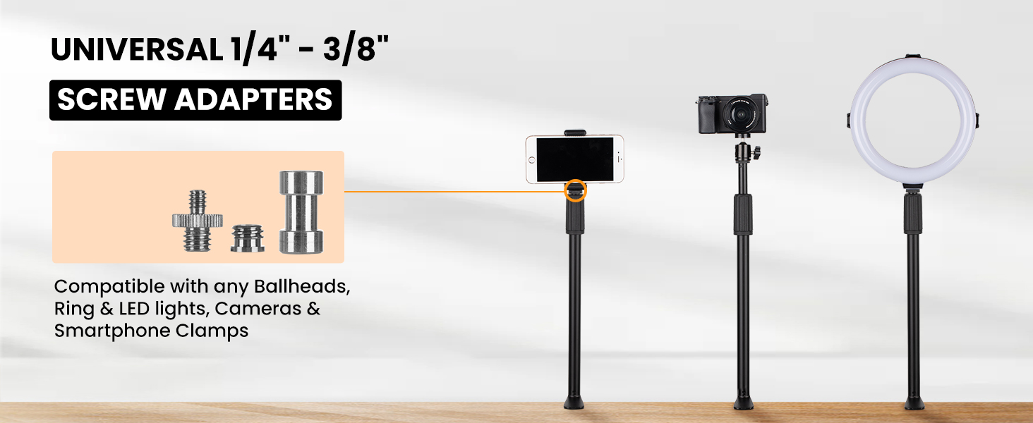 light stand desk mount