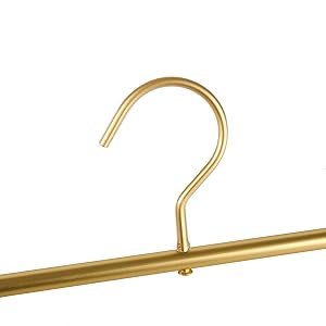 the 360-degree swivel hook means you can turn your garment round without moving the whole hanger