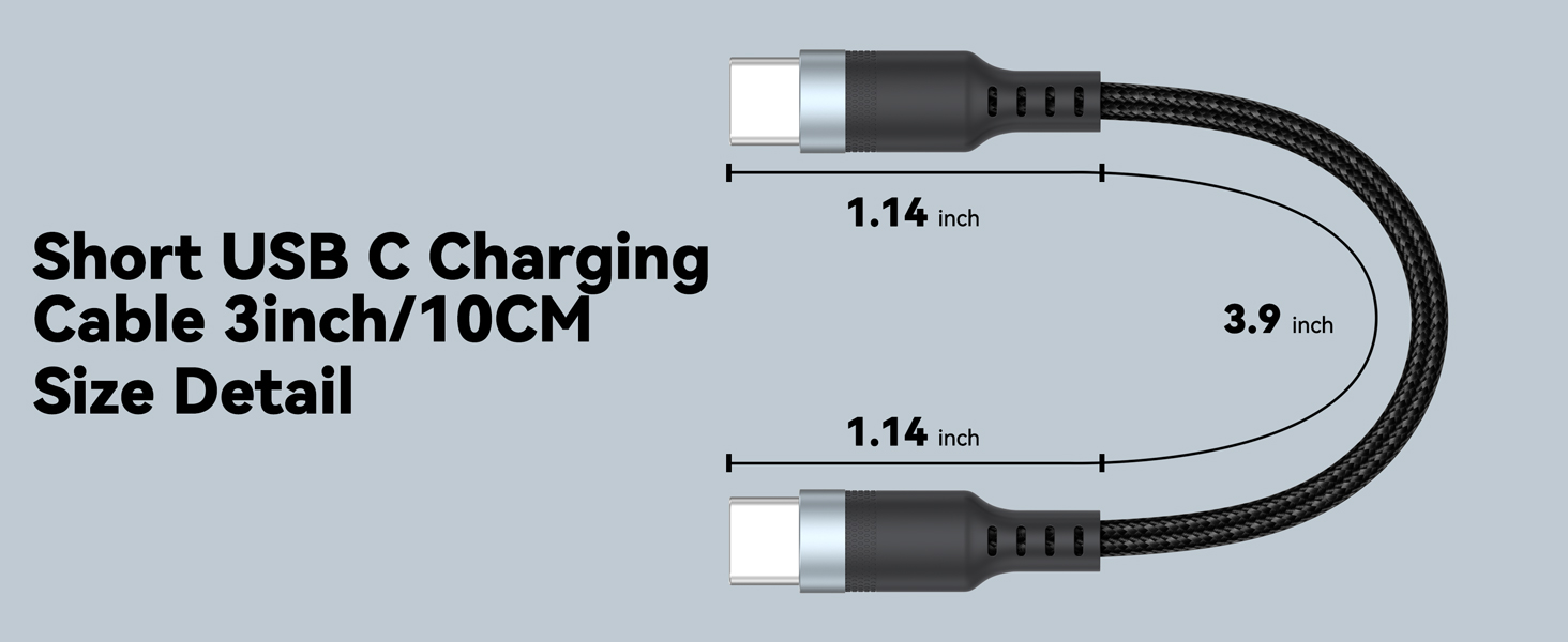 android auto short usb c cable