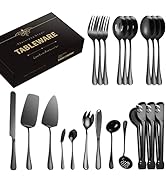 AARAINBOW Party Serving Utensils Large, 21 Pcs Stainless Steel Serving Utensils for Parties Buffe...