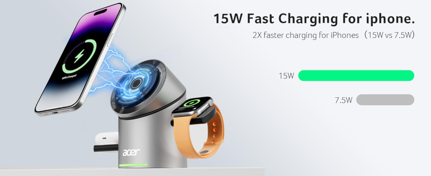 apple wireless charger phone watch charging station apple 3 in 1 charging station charger station