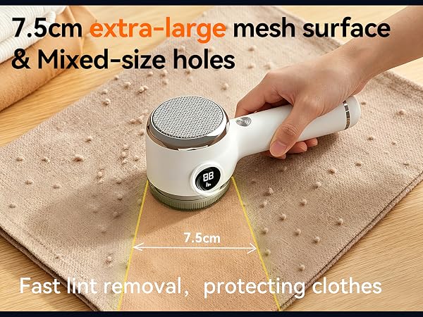 7.5cm extra-large mesh surface