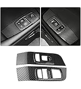 Karltys Window Switch Panel Cover Trim for 2015-2023 Dodge Challenger Accessories Carbon Fiber Ca...