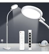 YKeluxon Light Therapy Lamp 10000 Lux, LED UV-Free Sunlight Lamp, Full Spectrum Floor Happy Thera...