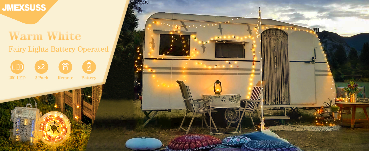outdoor fairy lights