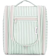 Narwey Small Striped Hanging Travel Toiletry Bag for Women, Travel Bag for Toiletries, Makeup Bag...