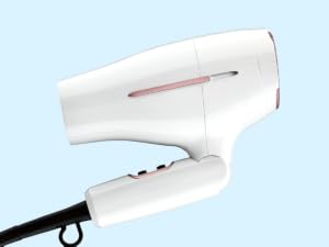 Folded hair dryer