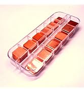 Easycargo 100pcs 12 sizes 15mm Copper Pad Shim Kit, Pure Copper Heatsink C1100, Low Profile Therm...