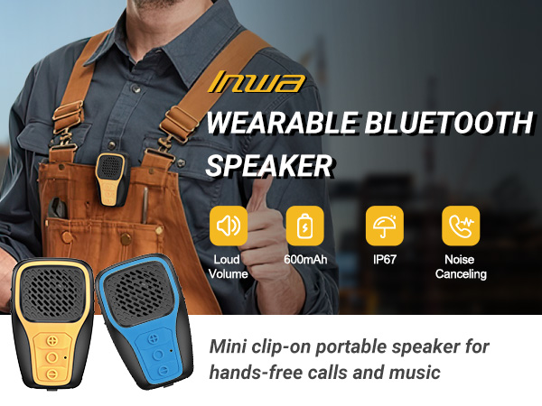 wearable Bluetooth speaker