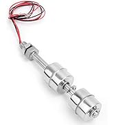 Stainless Steel Double Ball Tank Level Float Switch,DC 0~110V Water Level Controller Sensor Switc...