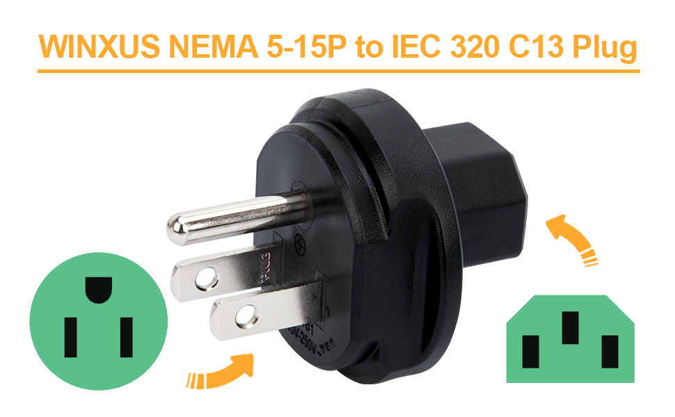3 Prong to C13 Plug