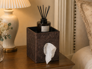 LAMOTI square tissue box cover in bedroom