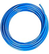 CGELE Pneumatic Tubing Blue PU Air hose Pipe Tube 6mm OD 4mm ID 39.4ft/12 Meter for Air Line or F...