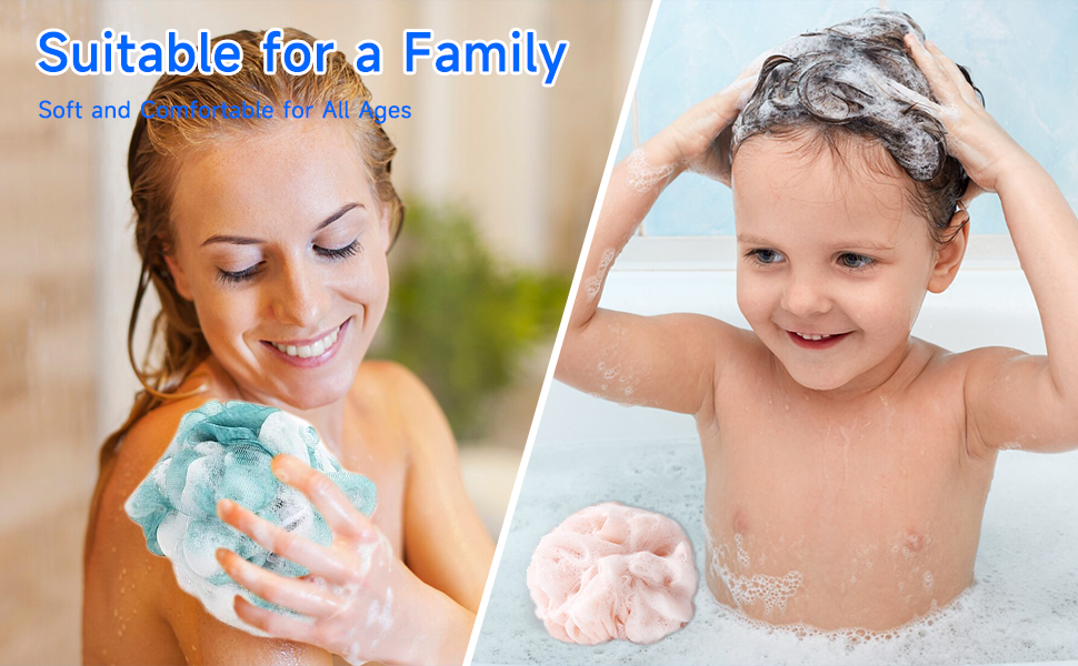 shower sponges