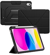 ROSROME iPad A16 Case for iPad 12th/11th/10th Generation 2025/2024/2022 | Magnetic Detachable Cov...