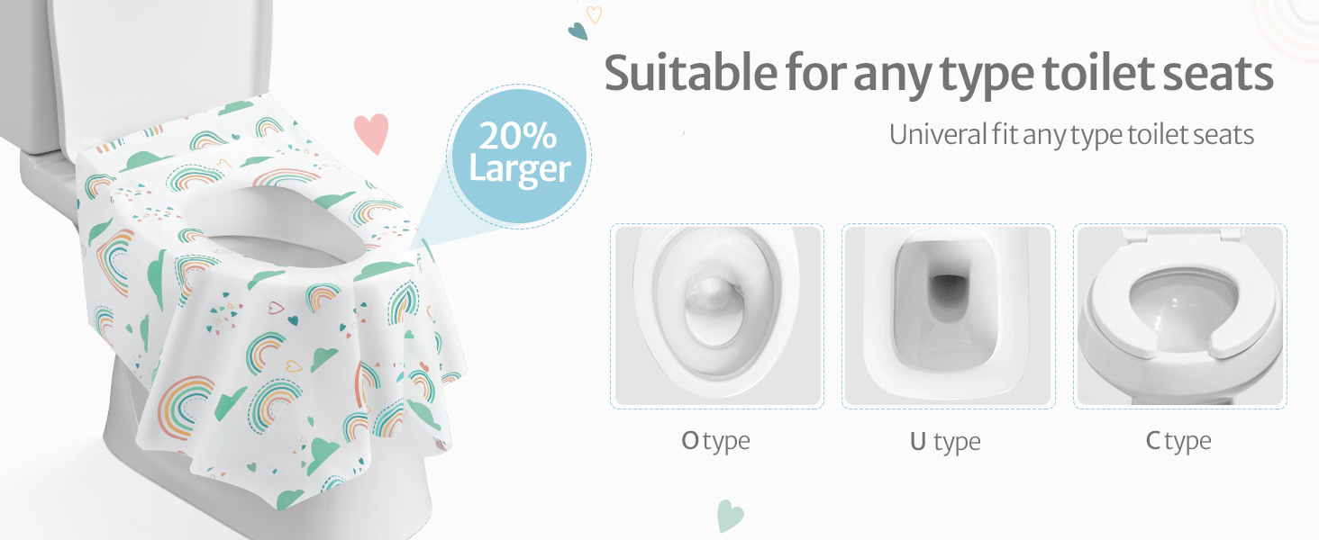 travel toilet seat covers