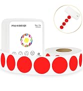 1'' Circle Thermal Sticker Labels Round Self-Adhesive Direct Thermal Labels Paper Roll Thermal St...