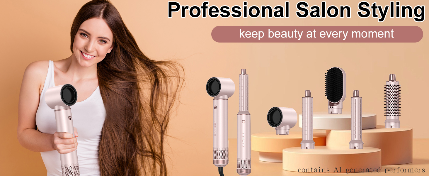 Dryhsip 5 in 1 lange hair tools