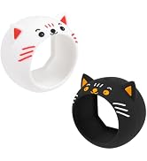 Cruxer Adorable Kitty Silicone Cover for DIY Bike Alarm, Cartoon Image with Fully Covered Button