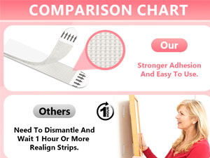 strips with adhesive