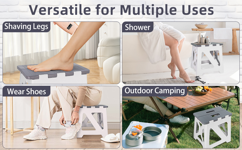 folding shower step stool