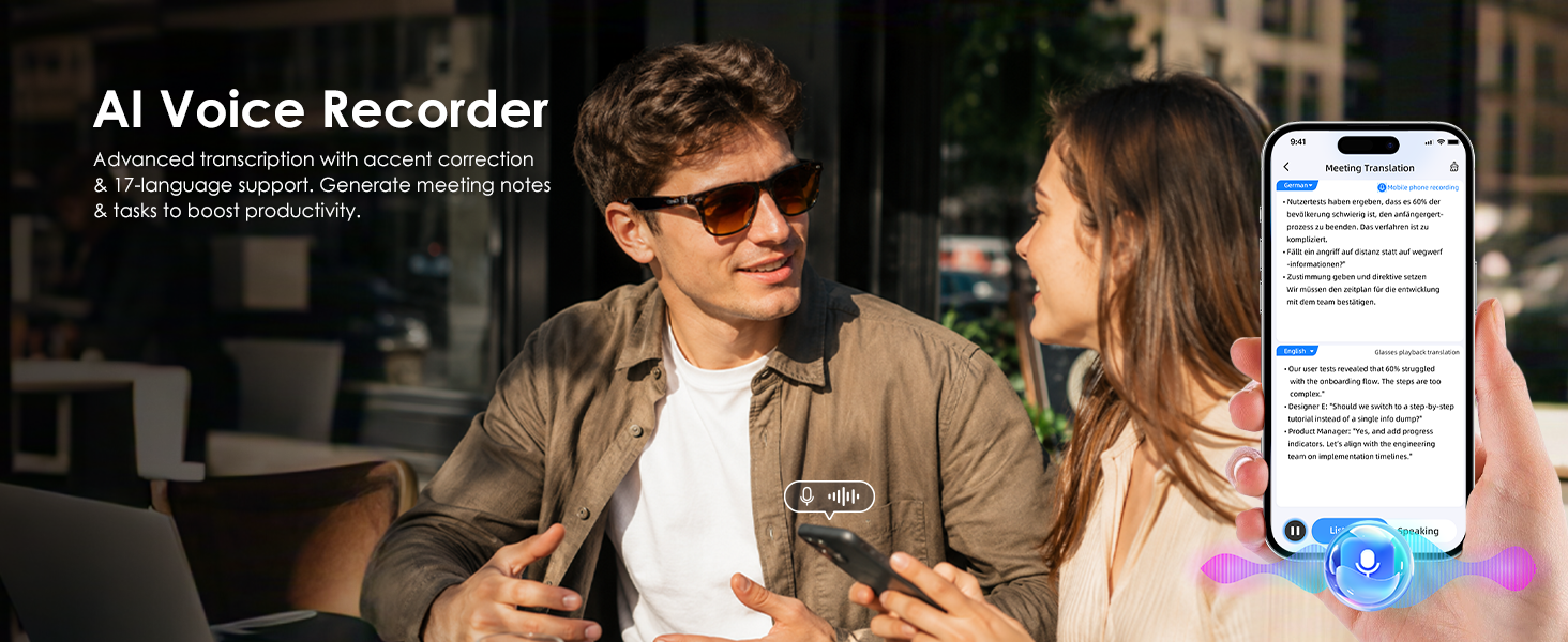 bluetooth glasses for men