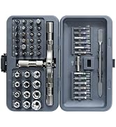52 in 1 Magnetic Ratchet Screwdriver Set, DIY Mini Screwdriver Set, Multi Bit Magnetic Drive Set ...