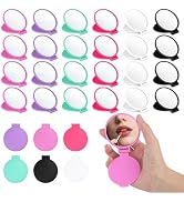 Lilingsty Compact Mirror Bulk, 6 Colors Pocket Mirror Bulk, Small and Exquisite, Mini Folding Mir...