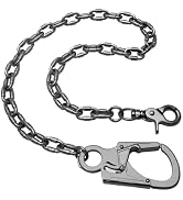 Ahiller Heavy Duty Wallet Chain for Men - 24.5" Secure Biker Chain with Dual-Lock for Jeans, Pant...