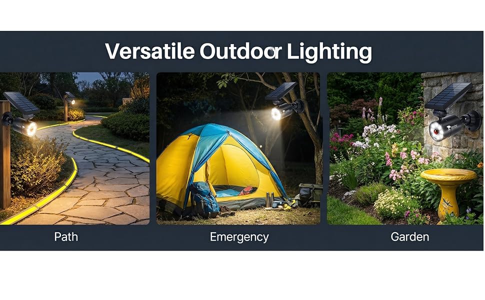 Solar Motion Sensor Lights Outdoor Waterproof