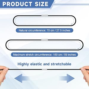 Heavy Duty Elastic Garbage Can Bands Fit 13–30 Gallon Trash Cans