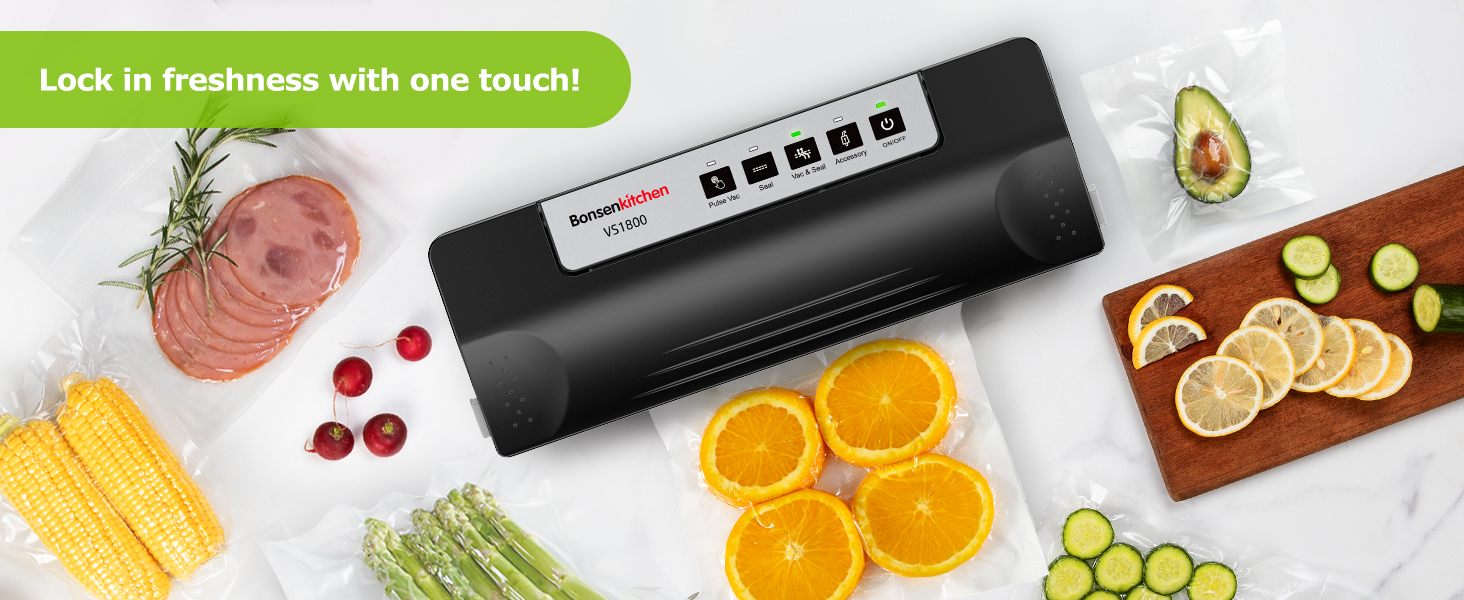 Bonsenkitchen Vacuum Sealer Machine