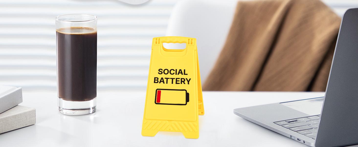 Funny Desk Sign for Coworkers Friends