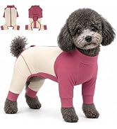 PUMYPOREITY UPF 50+ Dog Sunsuit, Full-Body Bug Protection Suit, 4-Way Stretch Lightweight Jumpsui...