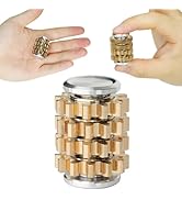 FREELOVE Chain Gear Little Ouchies Pain Fidget Spinner, Mini Small Stim Spiky Grippie, Metal Roll...