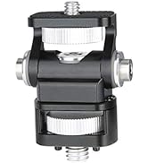 NICEYRIG DSLR Monitor Mount for ARRI Standard 3/8'' Hole, Tilt and Swivel Holder for Camera Cage ...