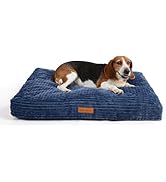 Modern Threads Ultra Plush Orthopedic Memory Foam Pillow Bed for Large Dogs with Supportive Filli...