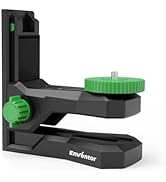 Enventor Fine-tuning Bracket Laser Level Adapter, 1/4"-20 Male Threaded L-Shape Magnetic Pivoting...