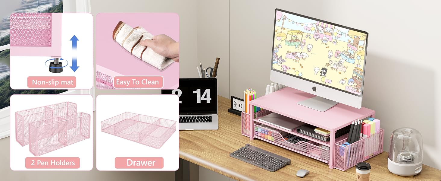 monitor stand for desk organizers and accessories computer stand riser office organization desktop