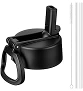 Bluwing Straw Lid for Hydro Flask Wide Mouth 12-64oz, Replacement Lid with Straw for Hydroflask, ...