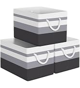 StorageTastic Collapsible Storage Basket - Large Storage Boxes With Rope Handles, Clothes Organiz...