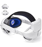 Lampelc Battery Head Strap for Quest 3/Quest 3S, 8000mah Battery Pack Elite Strap Adjustable Head...