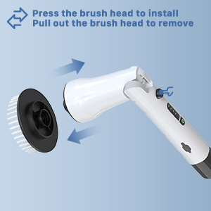 electric scrubber for cleaning