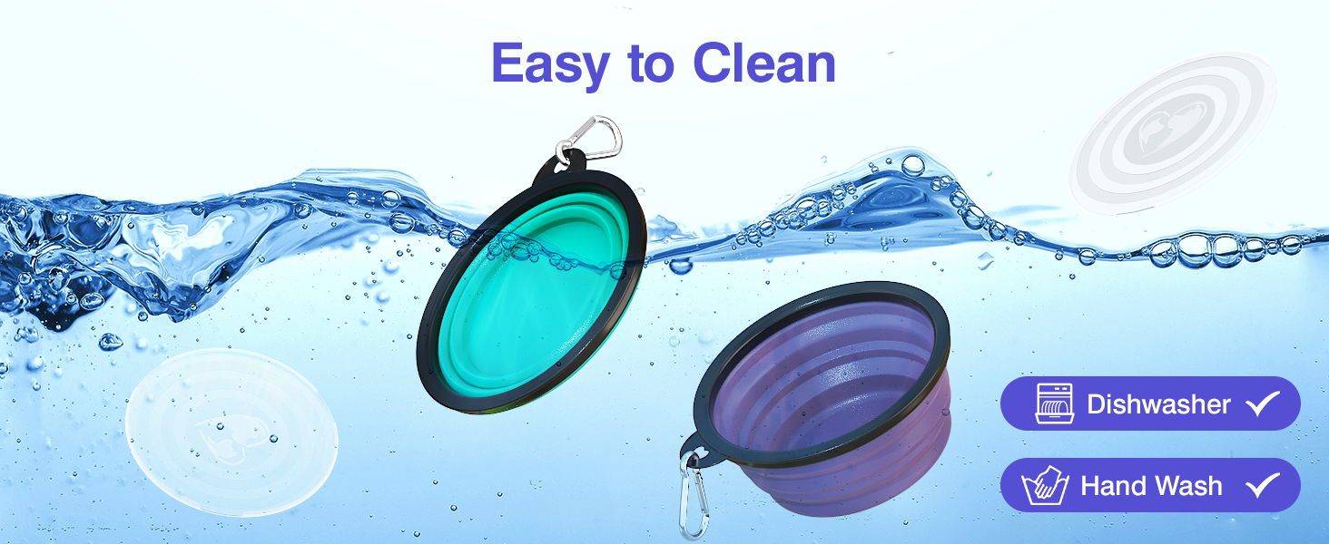 collapsible dog bowls